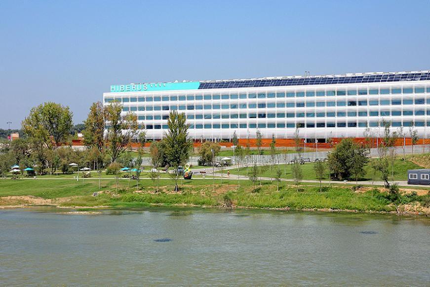 Hotel Hiberus Zaragoza Bagian luar foto